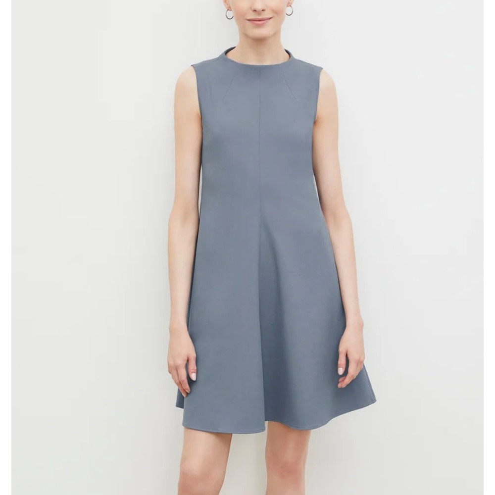 MM Lafleur The Malala Dress in Steel Blue‎ sz 4
